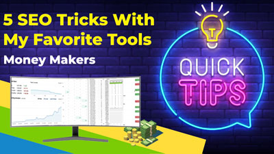 5 Money Making SEO Tricks With My Favorite Tools video thumbnail