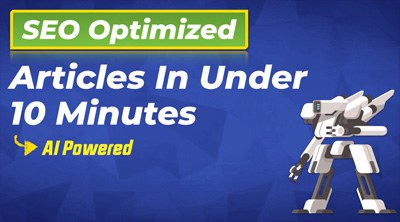 SEO Optimized articles in under 10 minutes (AI Powered) video thumbnail